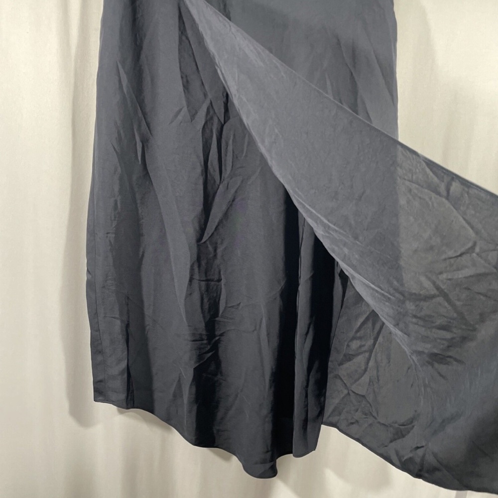 NWT $285 Vince [ 6 ] Wrap Midi Asymmetrical Skirt in Coastal‎ Blue - Picture 10 of 14
